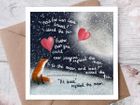 Greeting Cards - Fox Under The Moon