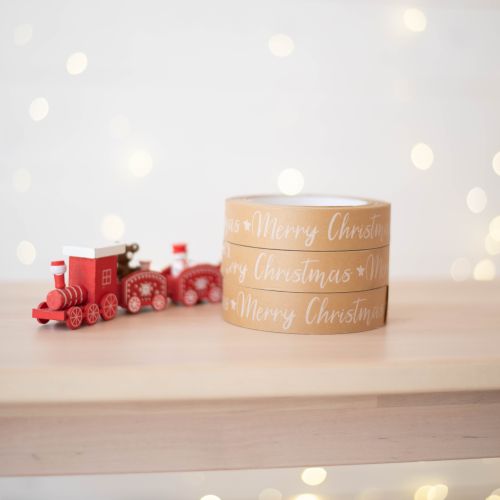 Merry Christmas (White text) Paper Tape