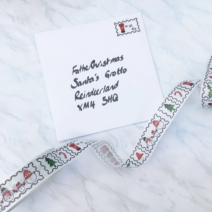 Christmas Stamps Paper Tape