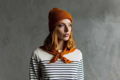Lambswool Neckerchief- Rust