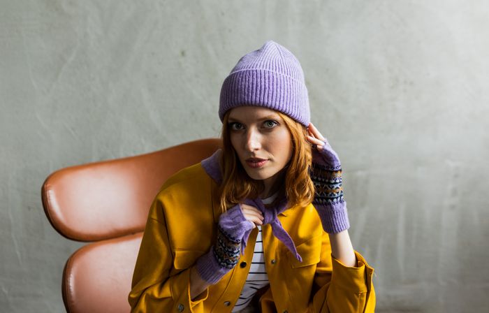 Lambswool unisex beanies- Heather