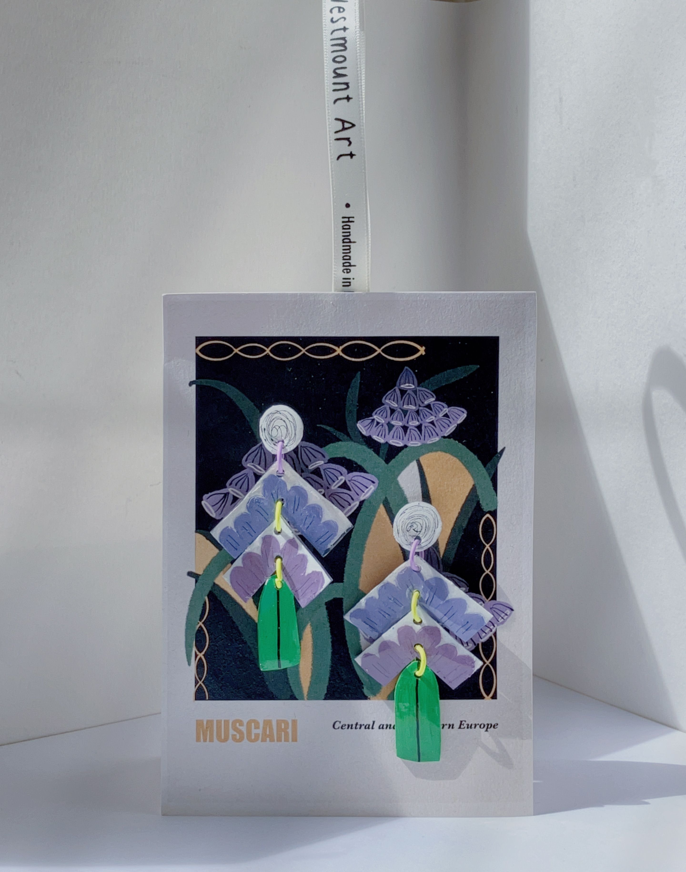 Muscari Illustration Earrings