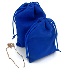Recycled suede and recyclable linen pouches