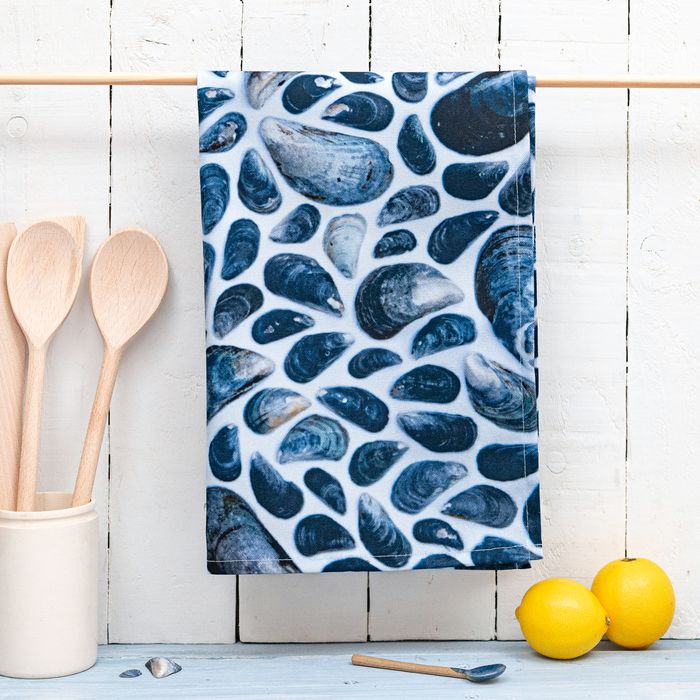 Hebridean Mussel Tea Towel