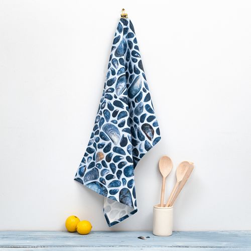 Hebridean Mussel Tea Towel