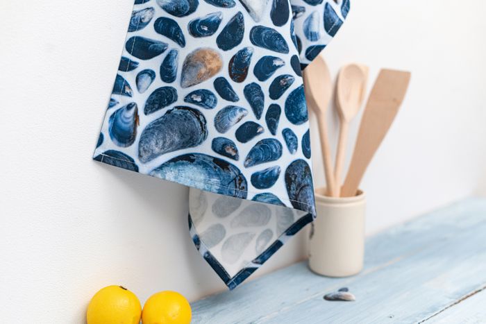 Hebridean Mussel Tea Towel