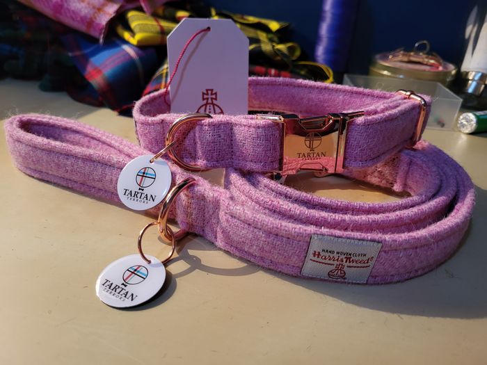 Harris Tweed Dog Collars