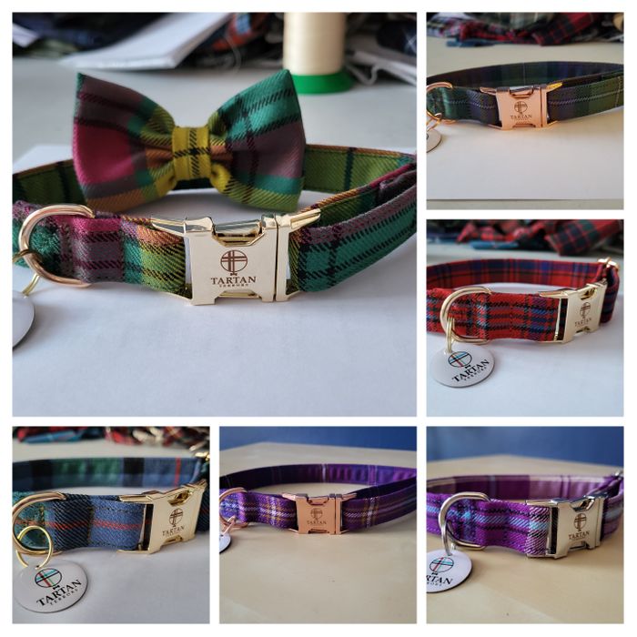 Collage of Various Tartans