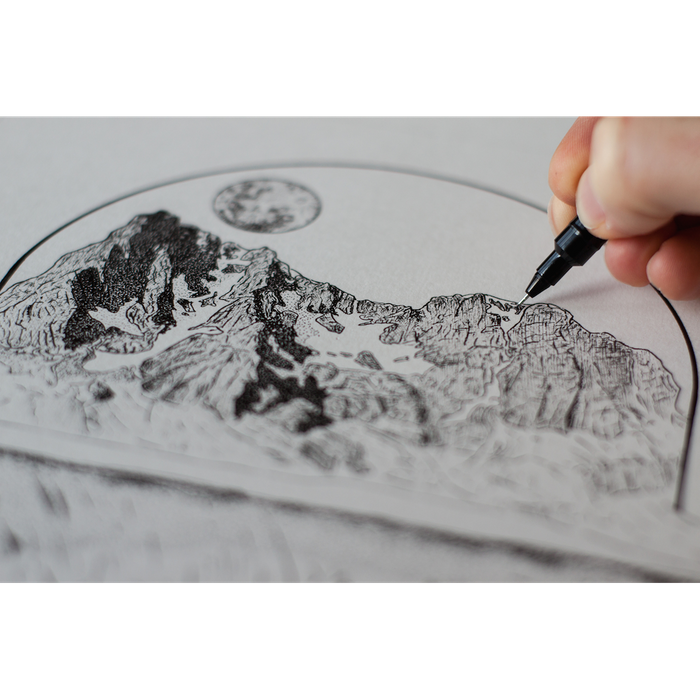 Two Faces of Ben Nevis - Risograph Print