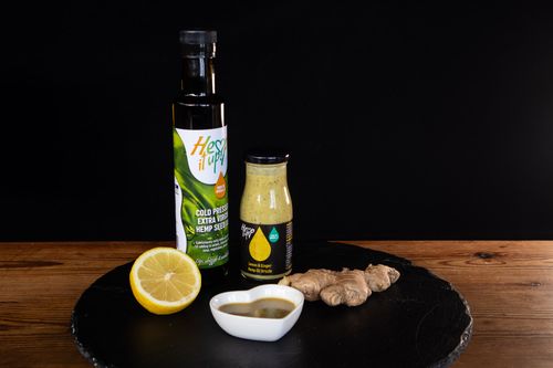 156ml Lemon & Ginger Hemp Drizzle