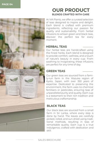 Sales Brochure - IVA Plants Teas