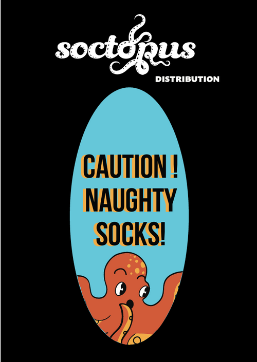 Caution Naughty Socks