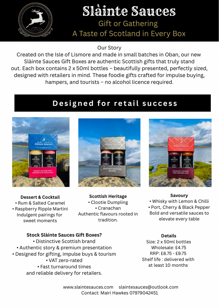 Slàinte Sauces Gift Boxes