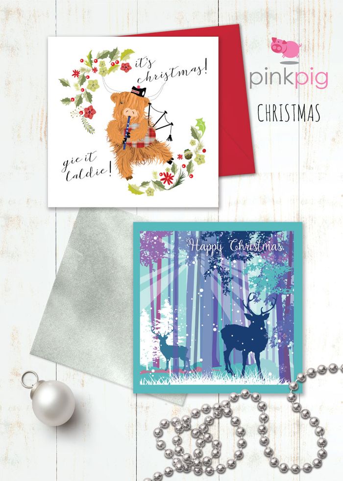 Pink Pig Christmas