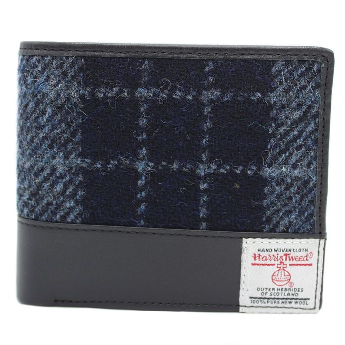 Callum Harris Tweed and Leather Wallet