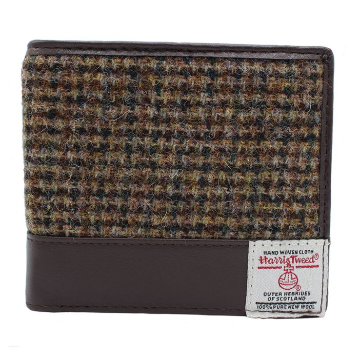 Callum Harris Tweed and Leather Wallet