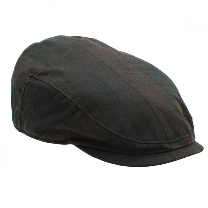 ZH183 British Waxed Cotton Flat Cap Quality