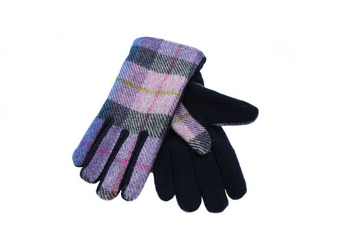 Genuine Harris Tweed Gloves with Fleece Palms Fully Lined ZG012