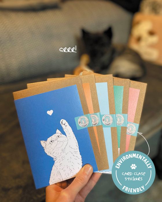 Pop Colour A6 Pet-Themed Cards