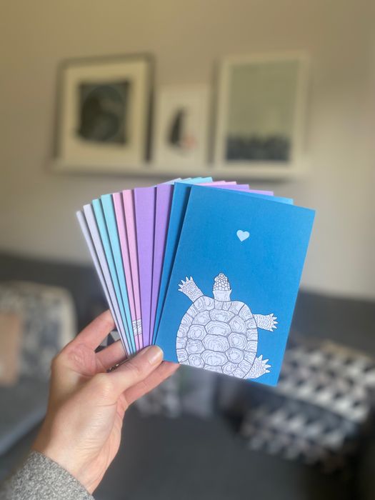 Pop Colour A6 Pet-Themed Cards