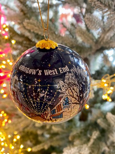 Christmas Bauble - Glasgow's West End