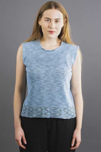 Linen Shell Top @ Bill Baber Knitwear