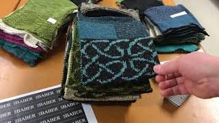 Donegal Merino Wool Mull Cape Swatches @ Bill Baber Knitwear