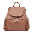 Amber Latte Rose Leather Backpack