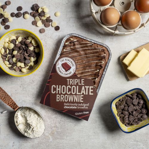 Triple Chocolate Brownie Traybake