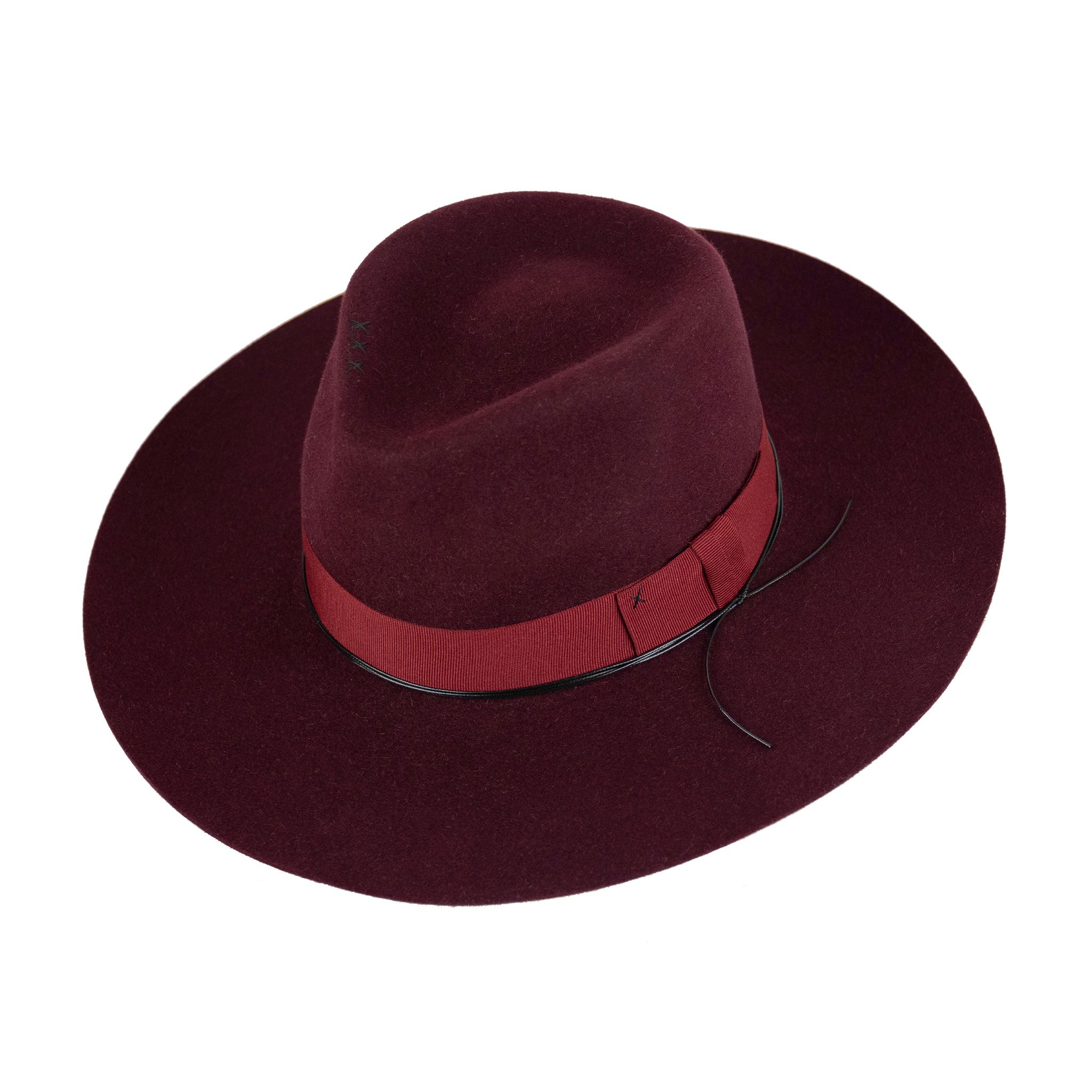 Fedora Bordeaux Unisex Hat