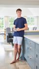 Organic brushed cotton shorts - Monk Seal design