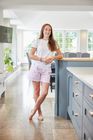Organic brushed cotton shorts