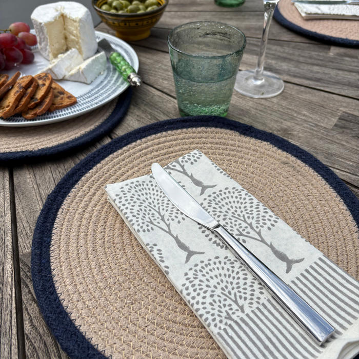 Rope Cotton Storage Baskets and Placemats