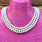 White pearl necklace
