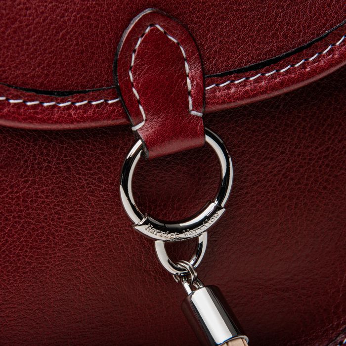 Aryanna Burgundy saddle bag 