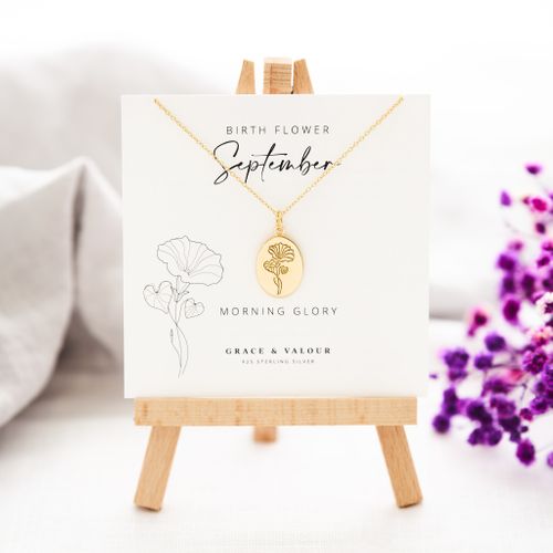 September Birthflower necklace