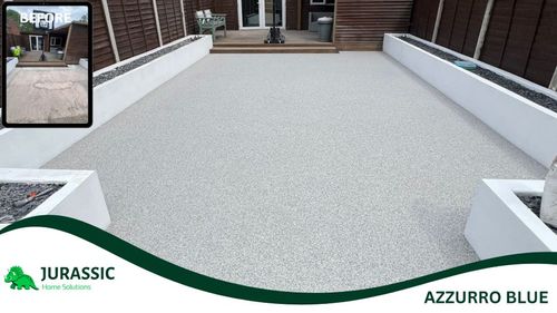 Resin Bound Driveway Projects Azzurro Blue