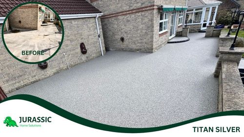 Resin Bound Driveway Projects Titan Silver