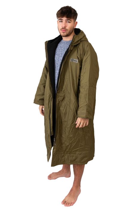 Xtreme Green Changing Robe with Black/Green Fleece Lining