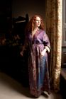 Reversible Dressing Gown in Imperial Blue