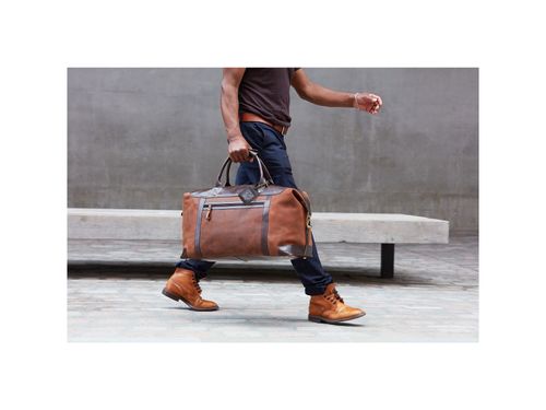 DUVAL Hunter Tan/Equestrian Duffle bag