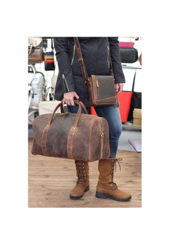 RUEIL Hunter Tan/Equestrian Duffle bag