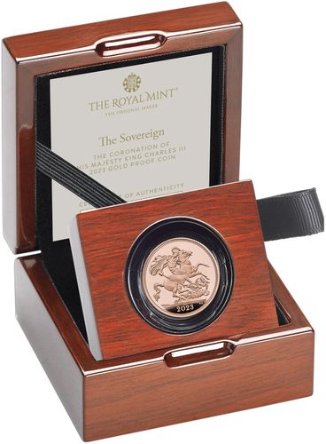 Charles III 2023 gold proof Coronation Sovereign