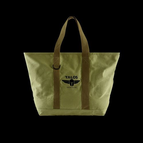 Green tote bag