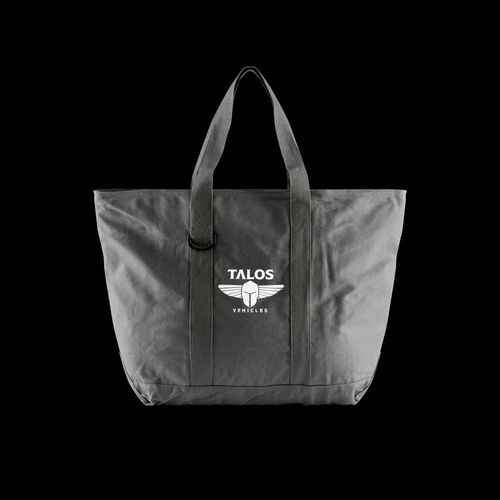 Grey tote bag