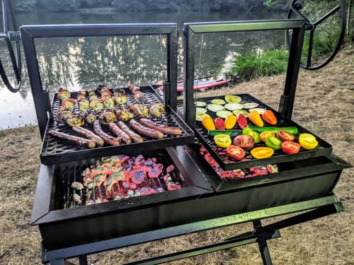 Double Grill Barbecues