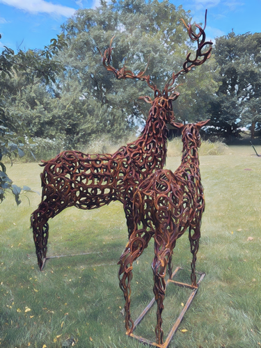 Deer sculpture