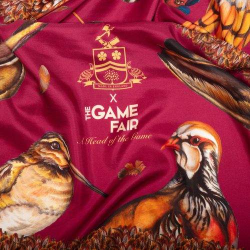 Clare Haggas - Game Fair 2025 Limited Edition Scarf - A Head of the Game 
