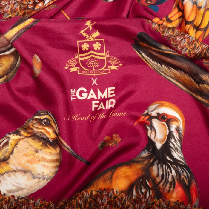 Clare Haggas - Game Fair 2025 Limited Edition Scarf - A Head of the Game 