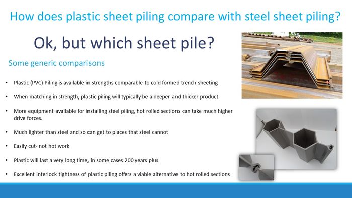 Plastic Sheet Piling